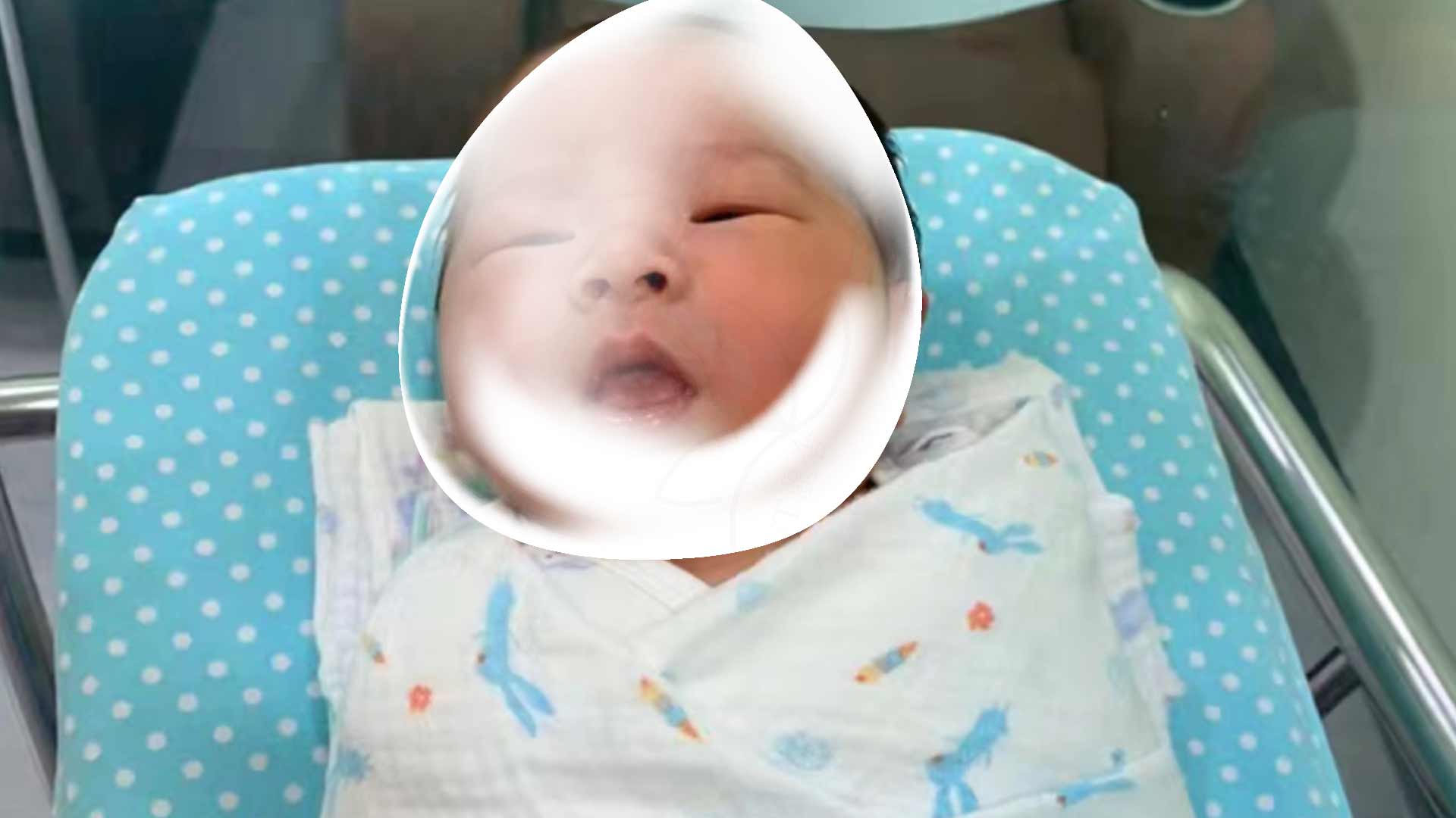 The baby safely returned home during the pandemic.